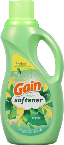 Vista 11 de Gain Suavizante líquido para ropa, aroma original, 35 fl oz líq., 48 lavados, Toque suave - suavidad que puedes sentir