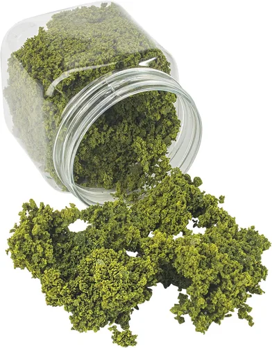 Modelo de polvo de árbol, planta verde copetuda para bricolaje en miniatura, arbustos de tierras bajas, arquitectura, arquitectura, modelo de