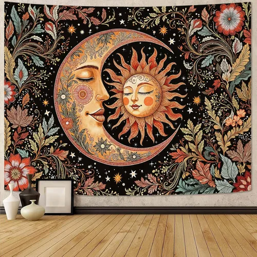 Vista 17 de Accnicc - Tapices Boho de Sol y Luna10127AXS