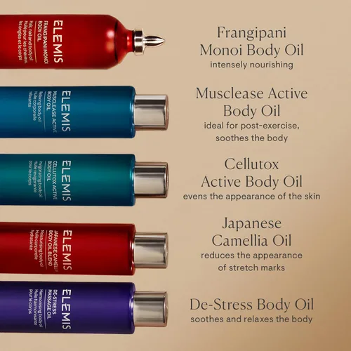 Vista 6 de ELEMIS Aceite de masaje, rejuvenece la piel con aceites esenciales, aceite hidratante para la piel