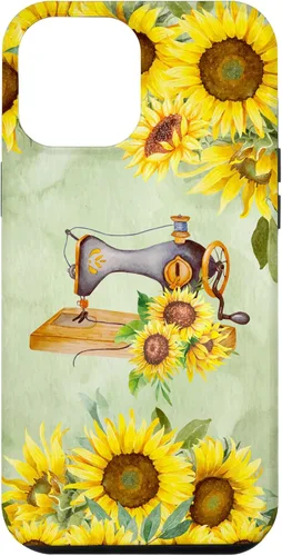 Vista 25 de iPhone 16 Sewing Machine Quilter Sewing, Sunflowers Sewing Machine Case