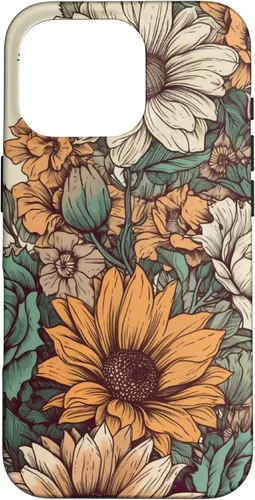 Vista 20 de Western Boho Leopard Sunflowers Cactus Funda Rodeo Cowgirl para iPhone 17