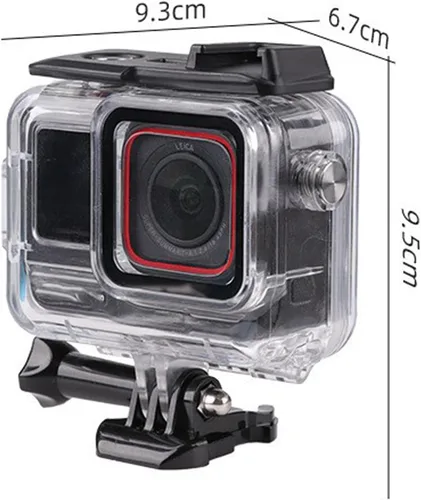 Vista 7 de Generic Funda de buceo de 196 pies compatible con Insta360 Ace Pro, funda impermeable protectora subacuática para buceo con accesorios para cámara