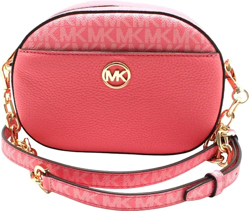 Michael Kors JET SET GLAM PEQUEÑO BOLSO DE BOLSILLO DELANTERO OVALADO TÉ ROSA, Tea rose