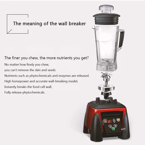 Vista 2 de Batidora de batidos totalmente automática, licuadora comercial de batidos, resistente, duradera, resistente a la corrosión, multiusos, fácil de usar