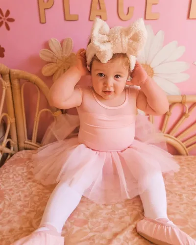 Vista 6 de Stelle Leotardos de ballet para niñas, leotardo con falda tutú, vestido de tutú para baile (niño pequeñogrande)