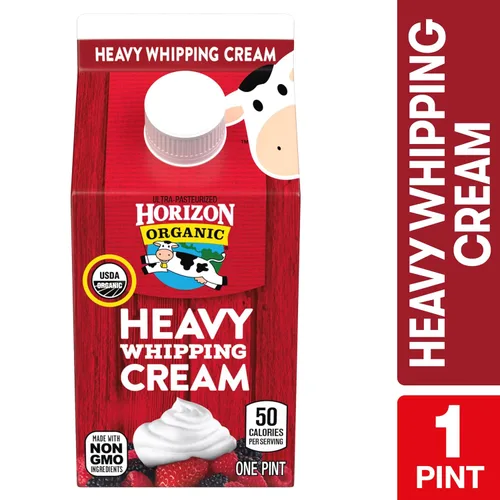 Vista 4 de Horizon Organic Crema batida pesada, pinta, 16 onzas líquidas