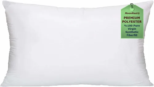 Vista 17 de MoonRest Cojín rectangular de microfibra de poliéster hipoalergénico de alta calidad para almohada decorativa, funda de cojín con cremallera oculta