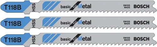 Vista 18 de Bosch T127D 5 pc. 4 pulg. 8 TPI Special para hojas de sierra caladora de aluminio con vástago en T