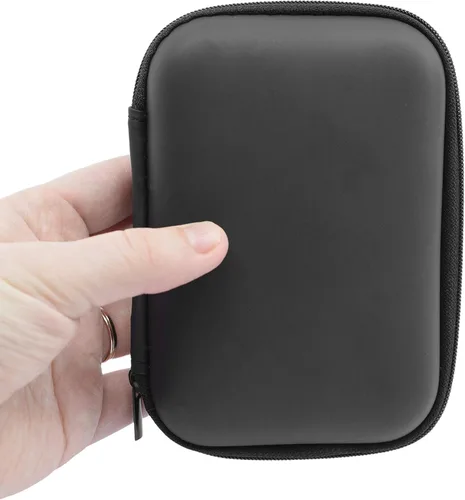 Vista 2 de Teak Tuning Funda de transporte de viaje para diapasón, grande, carcasa protectora dura, color negro, 6 x 4 x 2 pulgadas, versión grande