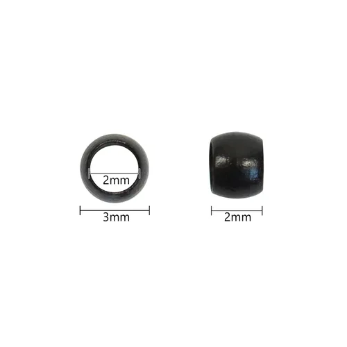 Vista 38 de 200 cuentas nano de 0.118 pulgadas (0.118 in), microenlaces de cobre, nano anillos, cuentas de cabello para extensiones de cabello (rubio oscuro)