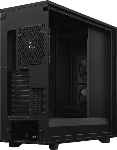 Vista 13 de Fractal Design Define 7 XL Negro de aluminio / acero cepillado sólido E-ATX Carcasa de computador de torre completa modular silenciosa