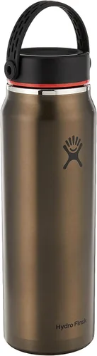 Vista 17 de Hydro Flask 24 Oz Botella de agua ligera de la serie Trail de boca ancha con tapa Flex Tourmaline - Botella de agua para senderismo