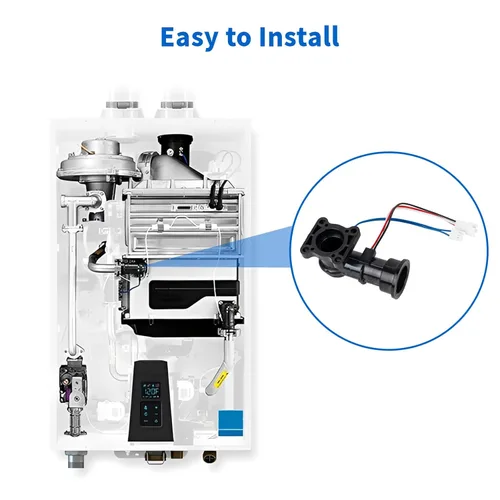 Vista 4 de Sensor de flujo 30008571A, compatible con el calentador de agua sin tanque N avien N PE 240A 240S 150S 180A 180S 210A 210S, sensor de flujo de agua