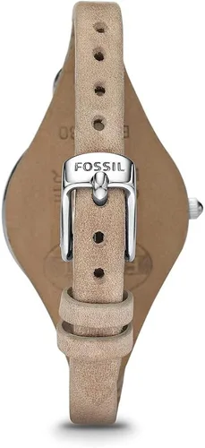 Vista 3 de Fossil Neely - Reloj casual de cuarzo de acero inoxidable y cuero para mujer