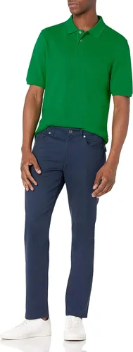 Vista 6 de Tienda Essentials Polo de piqué de algodón de corte regular para hombre (disponible en tallas grandes y altas)