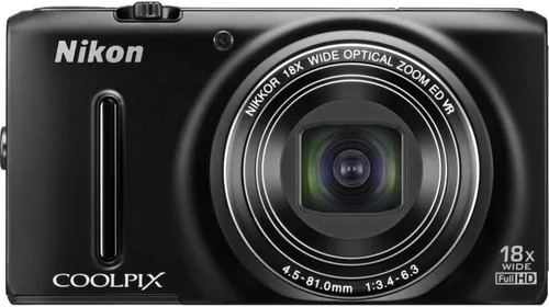 Nikon COOLPIX S9400 18.1 MP 18x Zoom 1080p Digital Camera Factory Refurbished - Black