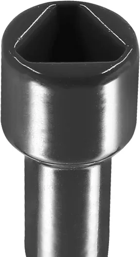 Vista 4 de Jiozermi 3 llaves multifuncionales de 4 vías, llave de fontanería, llave cuadrada triangular, llave de apertura para caja de medidor eléctrico