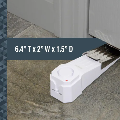 Vista 4 de SABRE Kit de seguridad para campus en casa y visitante con gel de pimienta y alarma de tope de puerta, 25 ráfagas, rango de 12 pies (13.1 ft)