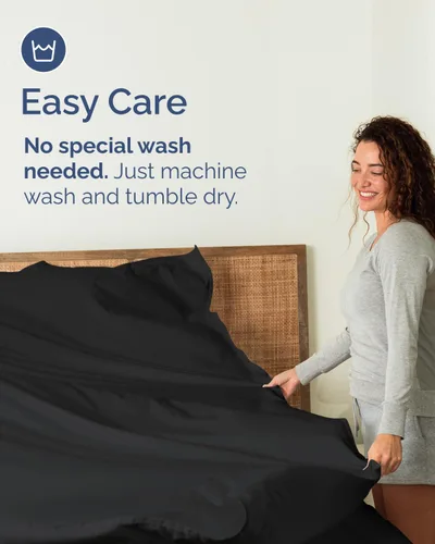 Vista 133 de Sábana encimera de bolsillo profundo, más suave que el algodón egipcio, 1 sábana encimera para colchón tamaño Queen