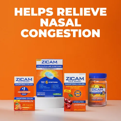 Vista 4 de Zicam Cold Remedy RapidMelts - tabletas para el resfriado, 201035A, 1