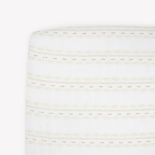 Vista 19 de Little Unicorn Sábana de cuna prémium Tela de muselina transpirable y súper suave (Adobe Checker)