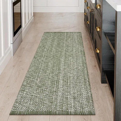 Vista 48 de LEEVAN Alfombra de Pasillo de Cocina Lavable, 2' x 4.3' Alfombras de Baño Bohemias de Algodón Tostado Reversible para Entrada, Alfombra de Pasillo