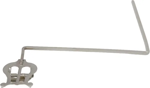 Vista 3 de Clip de hoja con abrazadera de marcha de eufonio plateado accesorio de lira 0.157x0.157 in titular parte musical