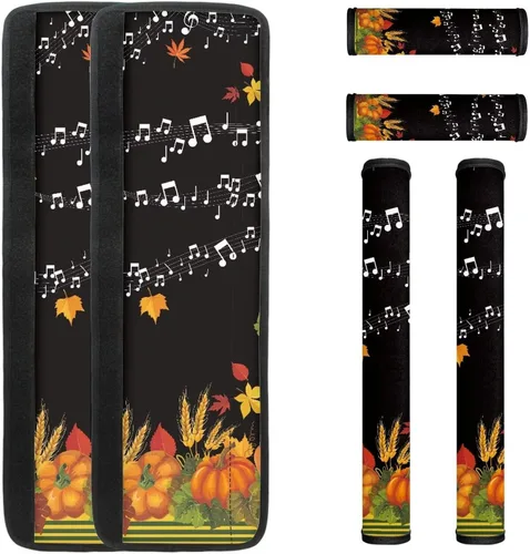 Vista 14 de DISNIMO Juego de 6 fundas navideñas para manija de puerta de refrigerador, decoración de cocina, de Papá Noel, fundas para manijas