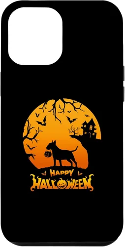 Vista 25 de iPhone 16 Bull Terrier Happy Halloween Costume Pumpkin Dog Boo Dogs Case