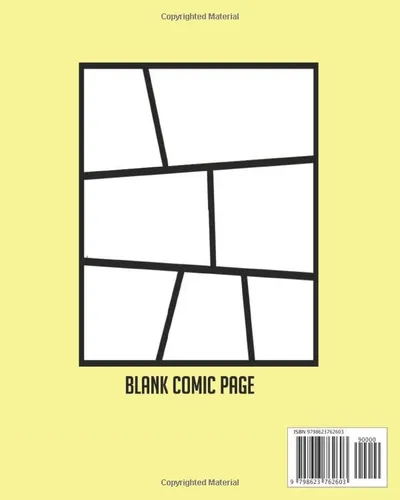 Vista 2 de Comic Book for Drawing and Coloring Create your own Comics Blank cartoon pages for filling in you own story