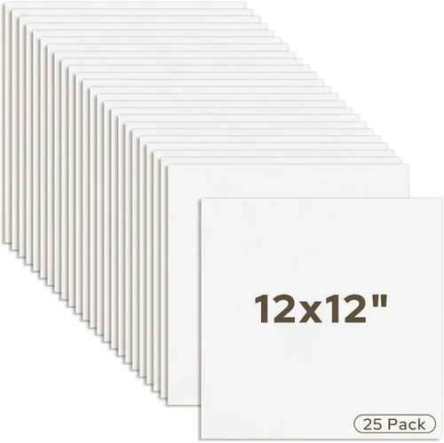 Vista 24 de Mat Board Center, paquete de 25 hojas de cartón marrón de 5 x 7 pulgadas, 1/8 de pulgada de grosor, insertos planos de cartón corrugado
