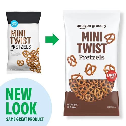 Vista 4 de Yaxa Grocery, Pretzels Mini Twist, 16 onzas (anteriormente Happy Belly, el empaque puede variar)