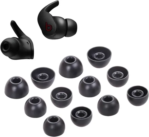 6 pares de almohadillas de repuesto de silicona para auriculares Beats Fit Pro Buds, auriculares inalámbricos, fundas para auriculares en estuche