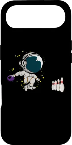 Vista 27 de Astronaut Bowling Player Bowling Ball Pins Bowling Team Case for iPhone 16