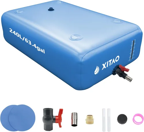 Vista 10 de XITAO Water Bladder Storage Containers, Water Tank Foldable Portable Water Storage,Water Storage Bag Containers for RV, Camping, Garden, Irrigation