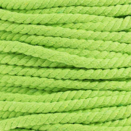 Vista 41 de Cuerda de algodón trenzado súper suave de 3 hebras (negro, 1 pulgada x 10 pies)