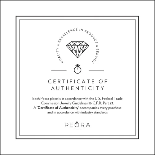 Vista 3 de PEORA Ritzy Pendant Necklace 925 Sterling Silver, Various Gemstones, Solitaire Design, Cushion Cut with 18 inch Chain