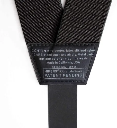 Vista 9 de HIKERS - Tirantes ocultos originales para hombre debajo de la ropa - Bragueta de botón