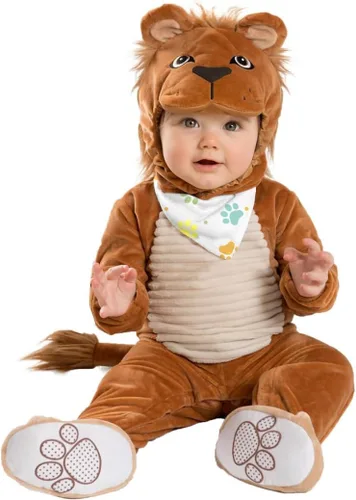 Vista 2 de Spirit Halloween Disfraz de animales para bebé, traje de una pieza, acogedor disfraz Halloween