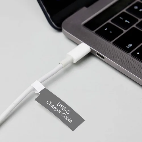 Vista 9 de Avery Etiquetas para cables, etiquetas autoadhesivas estilo P, 1.02 x 3.3 pulgadas, resistentes al desgarro, compatibles con láser/inyección