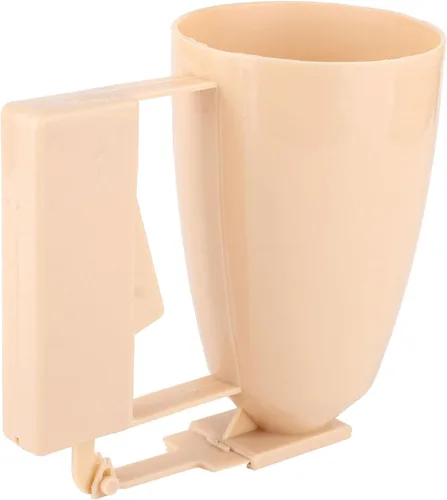 Vista 9 de Dispensador de masa para panqueques, dispensador de masa con mango para apretar, dispensador de panqueques de plástico ABS para cocina rebozada