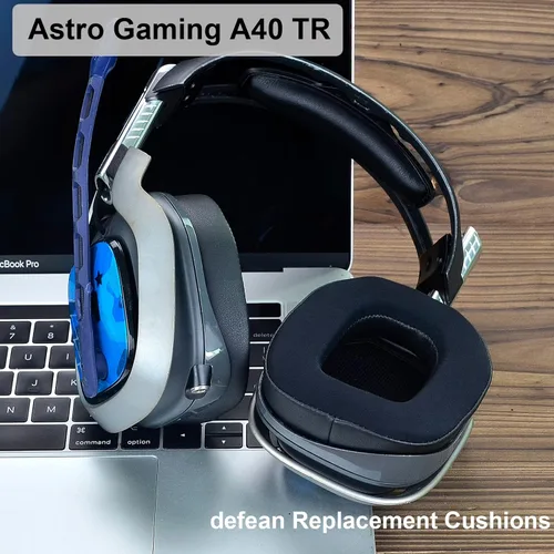 Vista 7 de Kit de modificación A40 TR - Almohadillas de repuesto y diadema defean compatibles con auriculares Astro Gaming A40 TR, almohadillas para los oídos