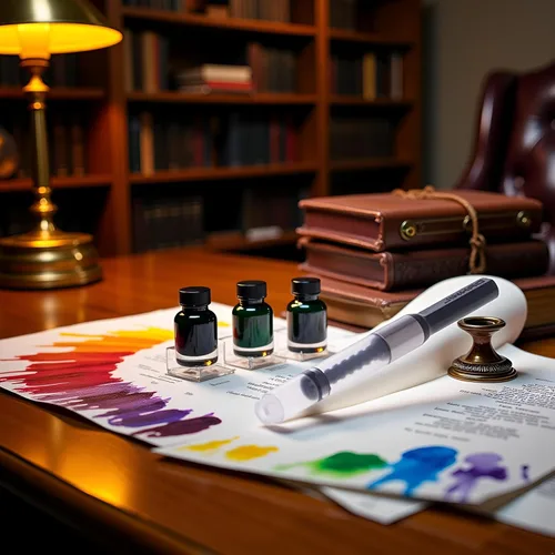 Vista 3 de Convertidor universal de tinta para pluma estilográfica, relleno de pistón de empuje estándar, absorbedor de tinta y suministros de escritura