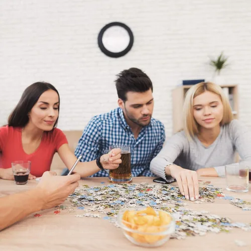 Vista 7 de Moruska Sailing Ship Puzzles for Adults 1000 Piece Wooden Jigsaw Puzzle Difficult and Cool- The Age of Navigation- 1000 Pieces Fantasy Puzzles