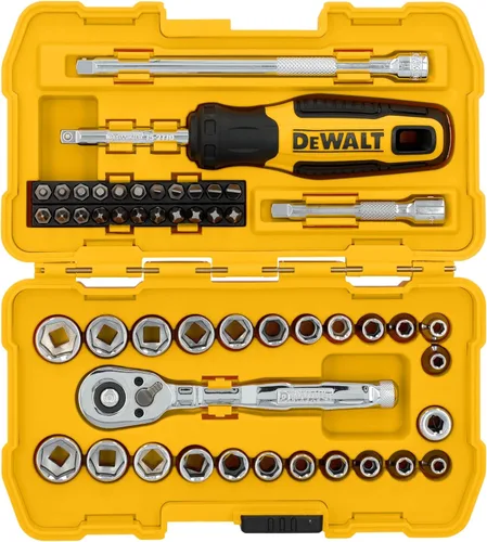 Vista 3 de DEWALT Juego de herramientas mecánicas de 50 piezas con accionamiento de 1/4" (DWMT45422)