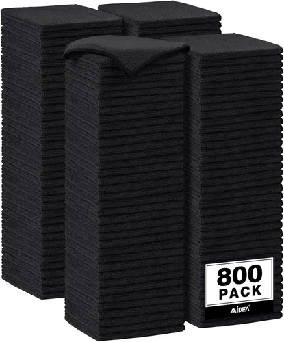 Vista 29 de AIDEA Paño de limpieza de microfibra, paquete de 12 toallas de microfibra suave para automóviles, trapos de limpieza absorbentes, paños de lavado