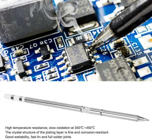 Vista 3 de Punta de soldadura T12?B2, T12?B2 Punta de soldadura electrónica de alta temperatura Accesorios con buena