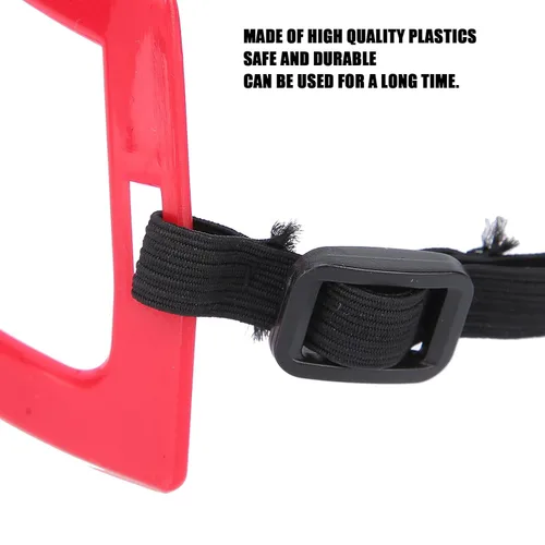 Vista 5 de Plantilla de afeitado de cuello para hombres, recorte de pelo de cuello que estiliza las herramientas de modelado de línea de línea roja