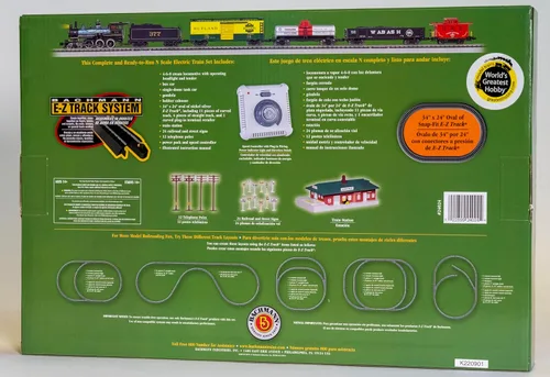Vista 4 de Bachmann Trenes - Trailblazer Ready To Run Juego de Tren Eléctrico de 60 Piezas - Escala N